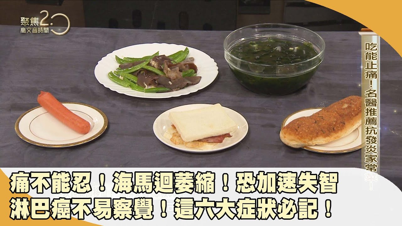 痛不能忍！ 海馬迴萎縮！ 恐加速失智　淋巴癌不易察覺！ 這六大症狀必記！ 【聚焦2.0】第487集