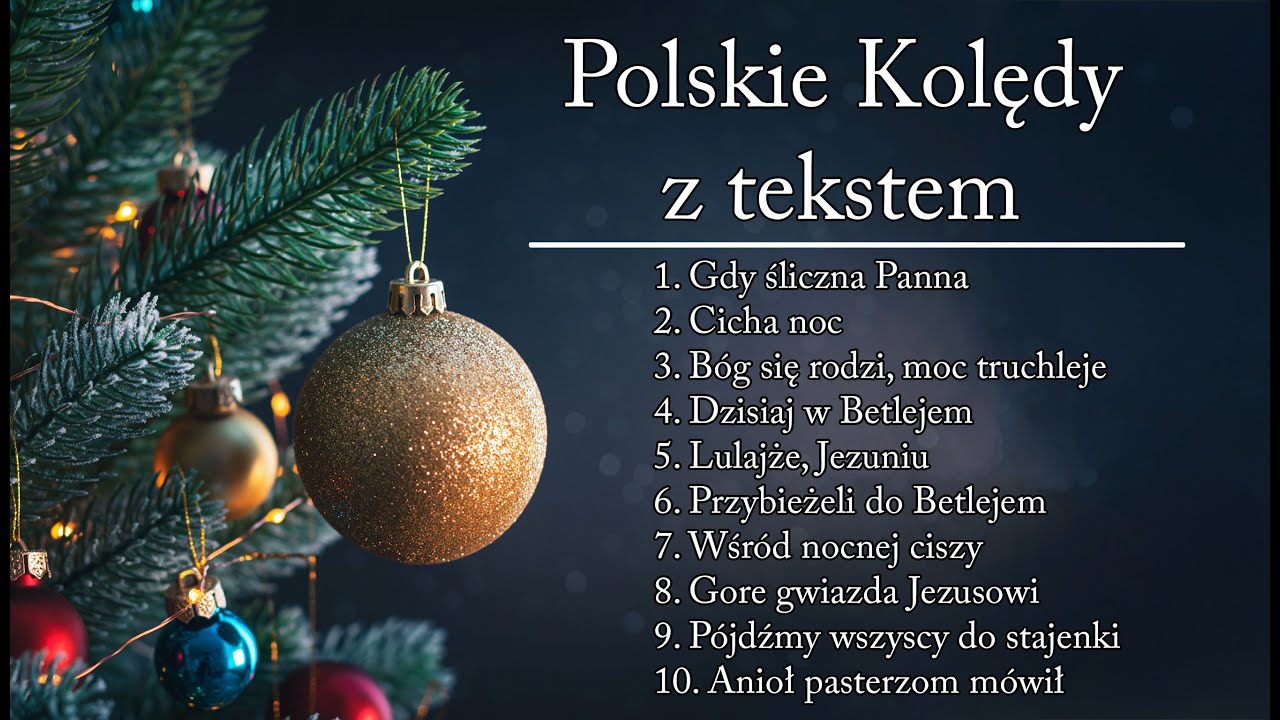 Kolędy z Tekstem – 2h Polskie Kolędy do Śpiewania | Świąteczne Karaoke