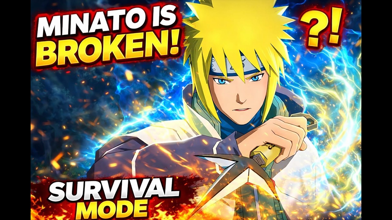 How Long Can Minato Survive in Storm 4 Survival Mode? 🔥😈