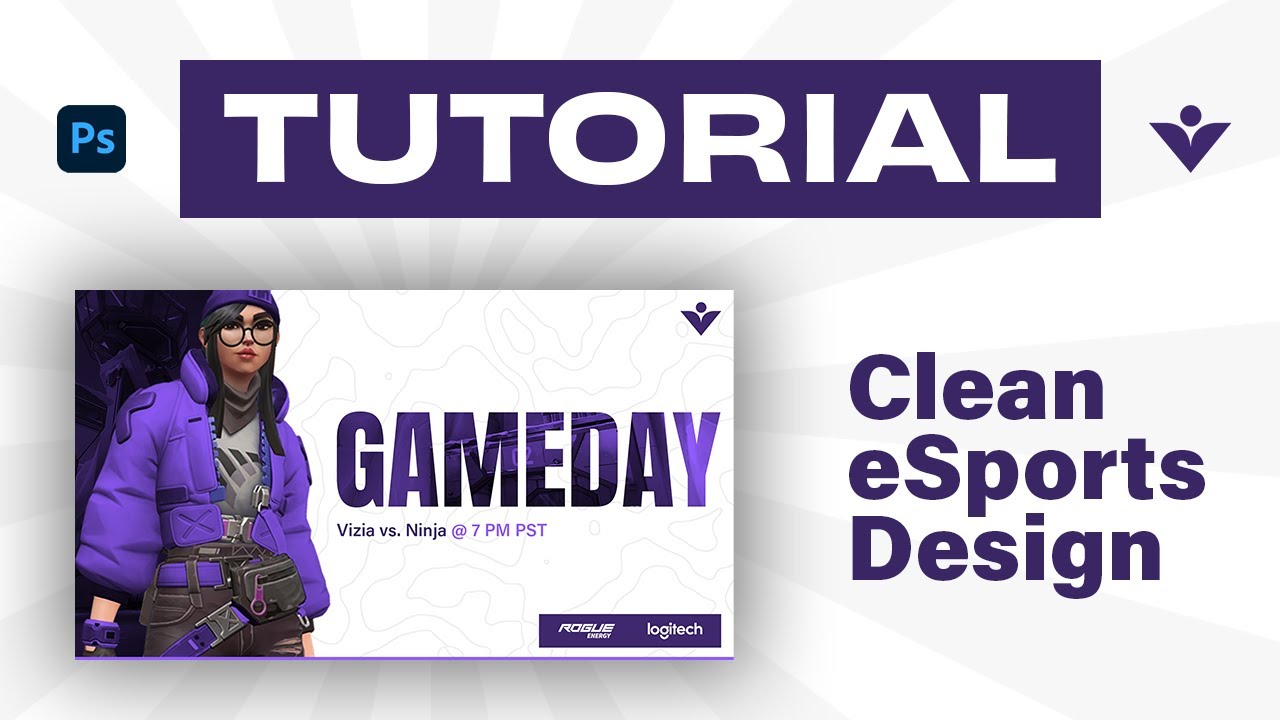 How to Design an eSports Gameday Announcement (eSports Branding)