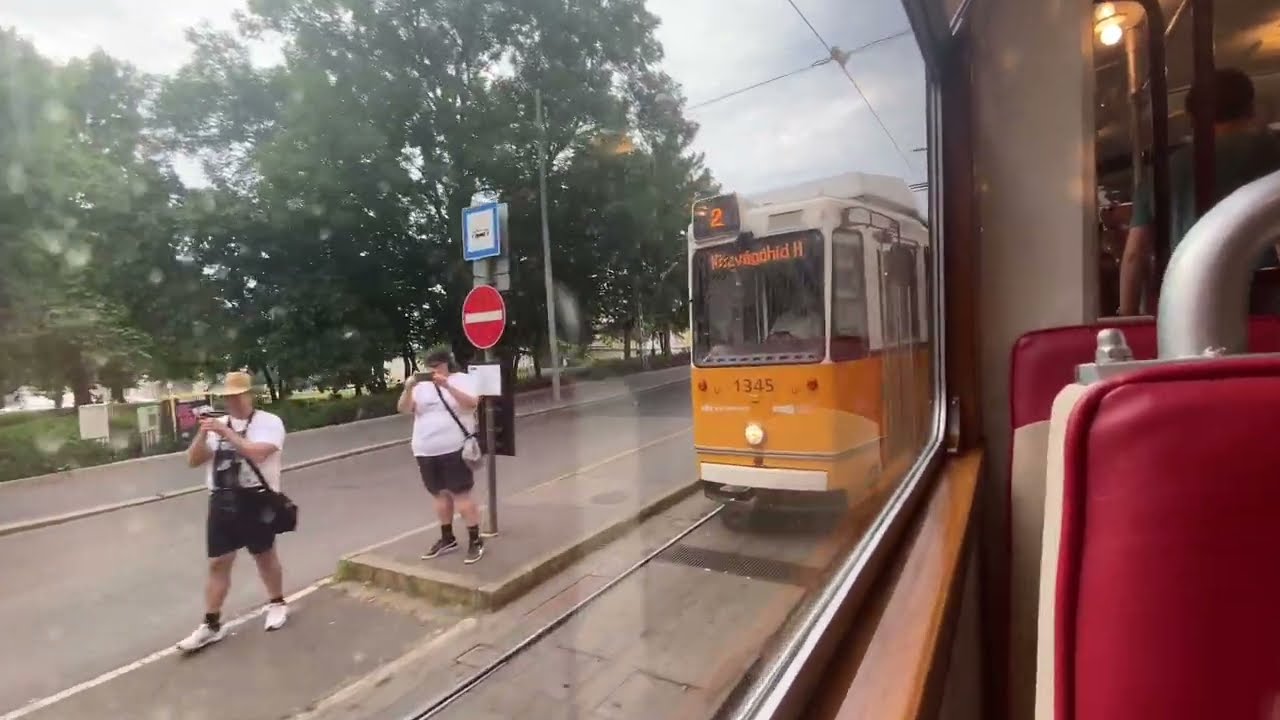 A 1233-as pályaszámú FVV 'Bengáli' nosztalgiavillamos az N2-es vonalon.