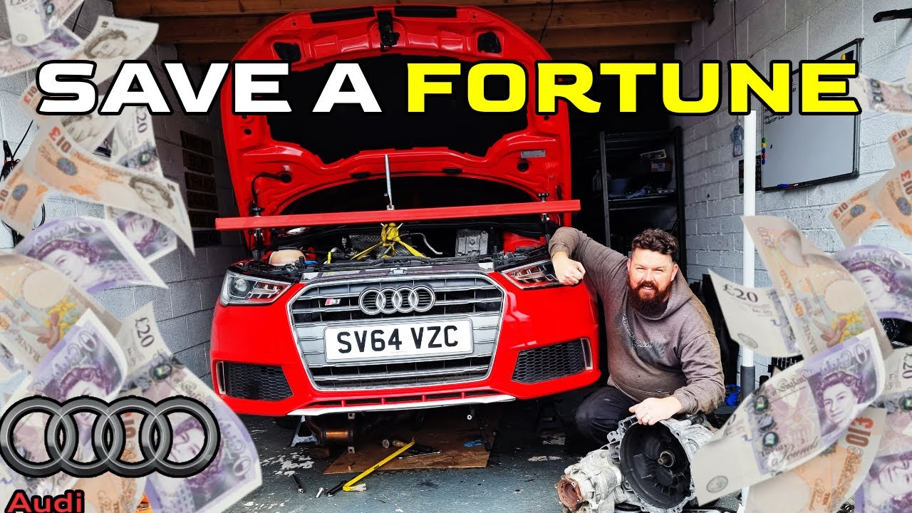 Save Thousands! Audi S1 Clutch Replacement On Axel Stands! At Home!