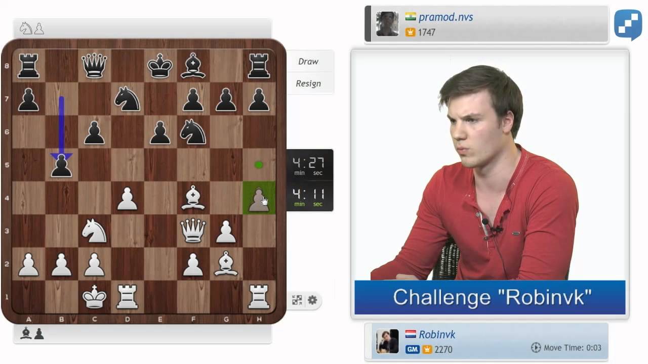 Banter Blitz with GM Robin van Kampen