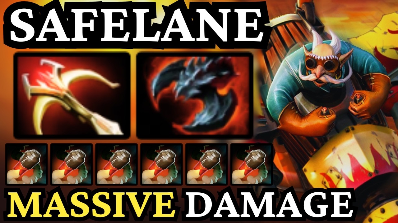 🔥 8000 MMR GYROCOPTER Carry God Mode — Massive Teamfight Damage 🔥  Dota 2 Gameplay