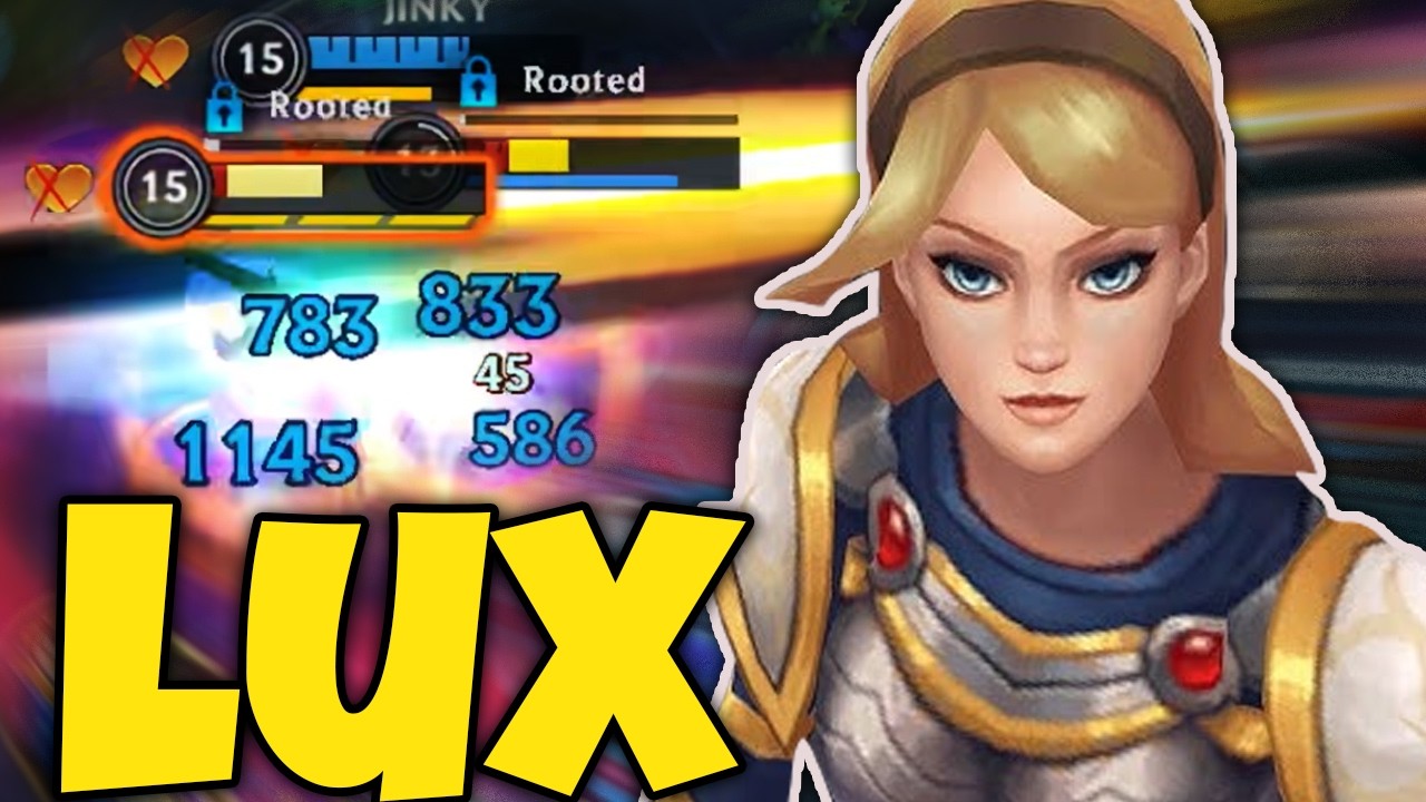 Wild Rift Lux Mid Lane Gameplay in Season 21 (Build & Runes)
