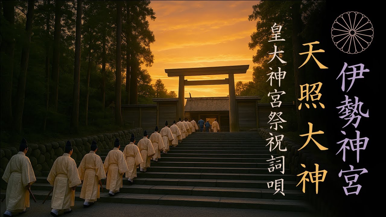 【聴く神社参拝】伊勢神宮主祭神◆天照大御神◆皇大神宮祭祝詞唄◆【Listen to Shrine Visit】Ise Jingu｜Amaterasu Omikami◆Kotai Jingu …