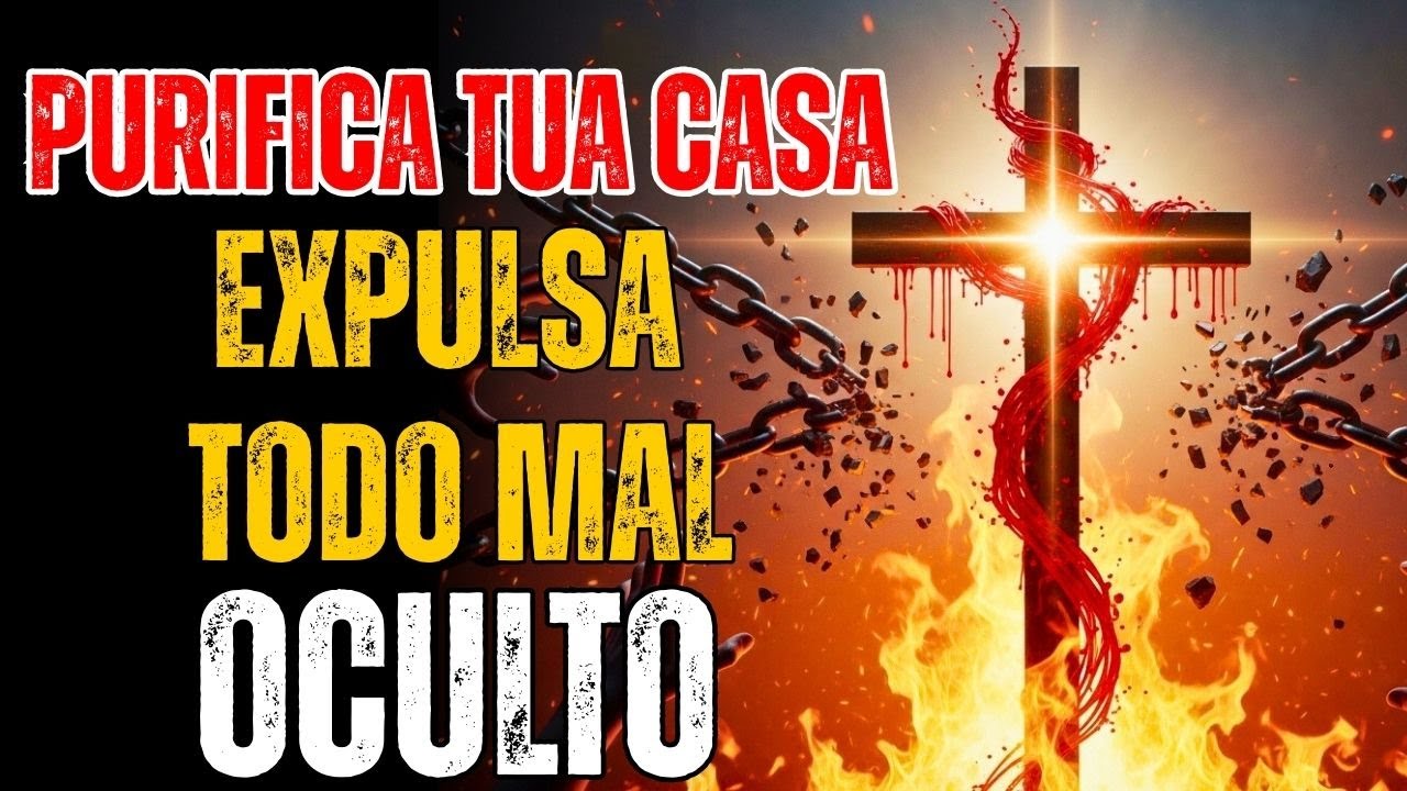 🩸 Sangue de Jesus LIMPA Sua Casa Esta Noite: Oração Poderosa Contra Todo Mal Oculto