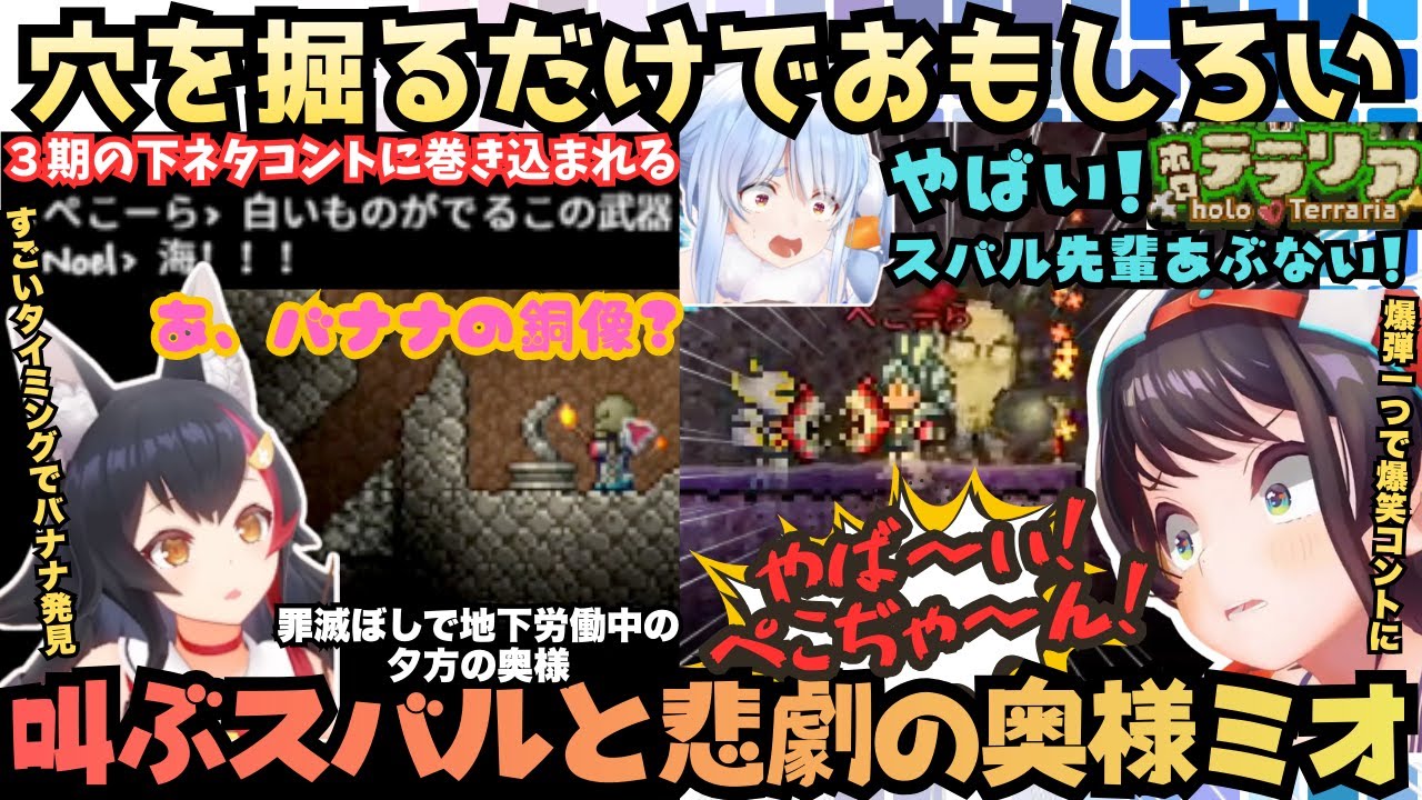 【ホロテラリア３日目】初手から失言王がミオに悲劇を迎えさす！