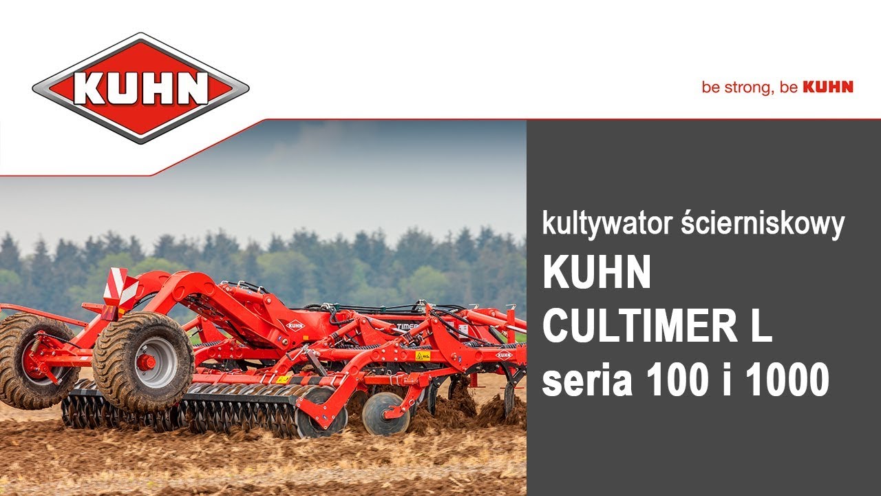 Kultywator ścierniskowy CULTIMER L seria 100 i 1000