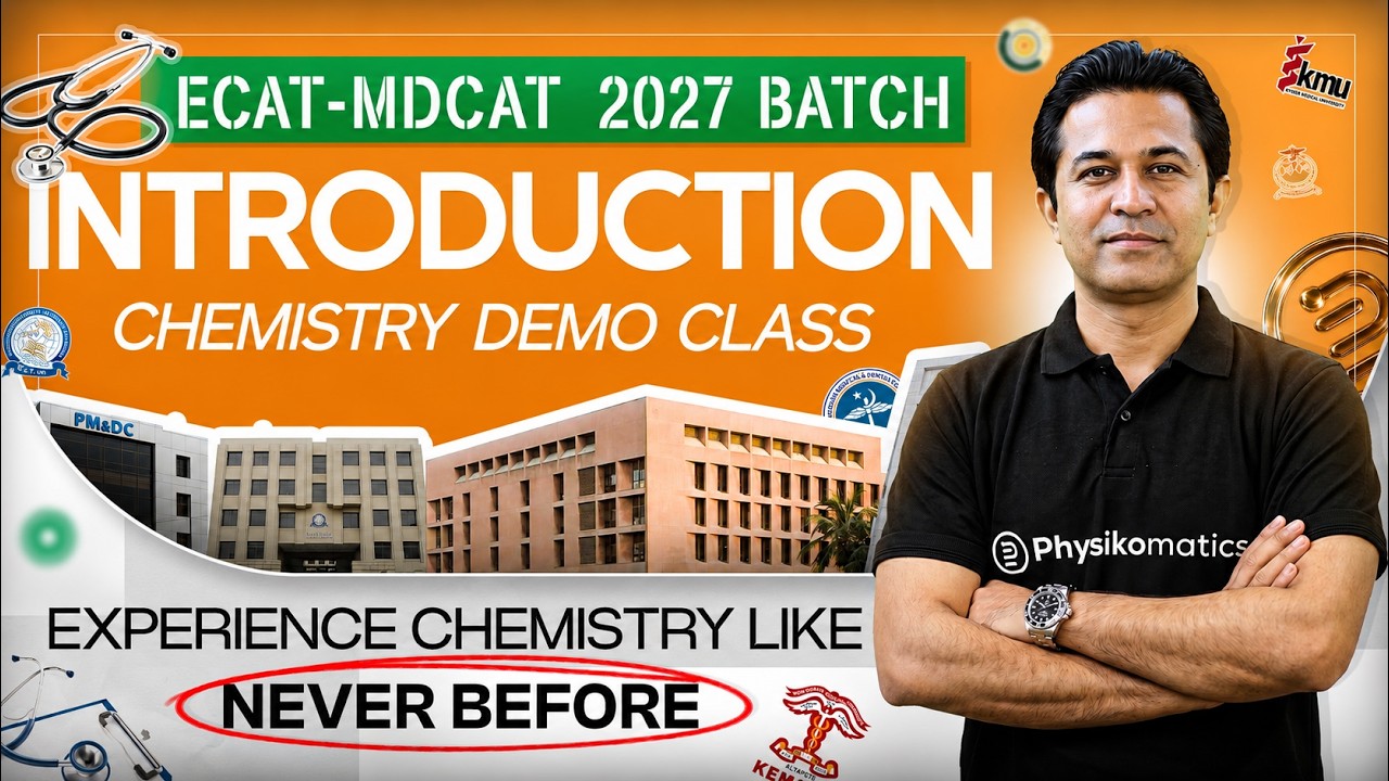 𝐄𝐂𝐀𝐓 𝐌𝐃𝐂𝐀𝐓 𝐂𝐡𝐞𝐦𝐢𝐬𝐭𝐫𝐲 𝐃𝐞𝐦𝐨 𝐂𝐥𝐚𝐬𝐬 𝟐𝟎𝟐𝟕 | Live Online Smart Board Chemistry Class | 𝐂𝐡𝐞𝐦𝐢𝐬𝐭𝐫𝐲 𝐂𝐨𝐧𝐜𝐞𝐩𝐭𝐬