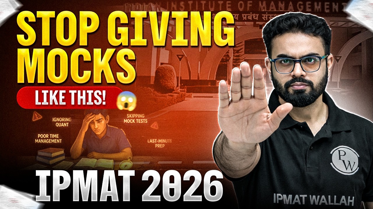 IPMAT 2026 Mock Analysis Strategy 🔥 How Toppers Improve Their Scores