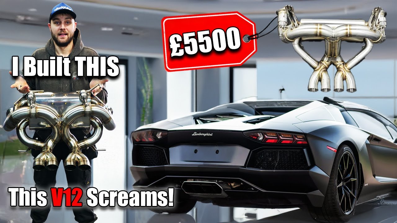 Эта выхлопная система Aventador стоит 5500 фунтов стерлингов… Я собрал свою собственную версию!