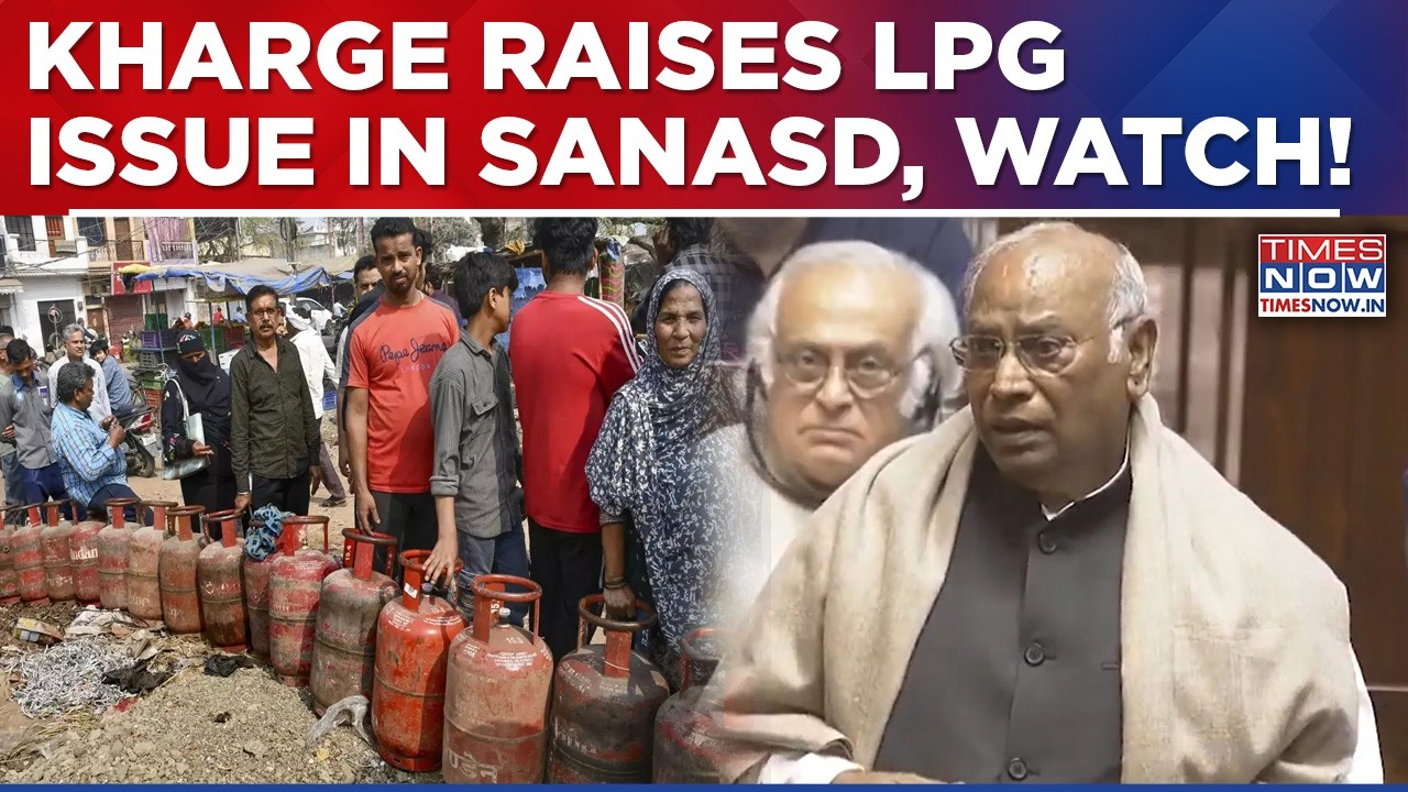 Cong Prez Kharge Slams Centre Over LPG Issue In Sansad, Says 'If Arrangements Were Done Earlier...'