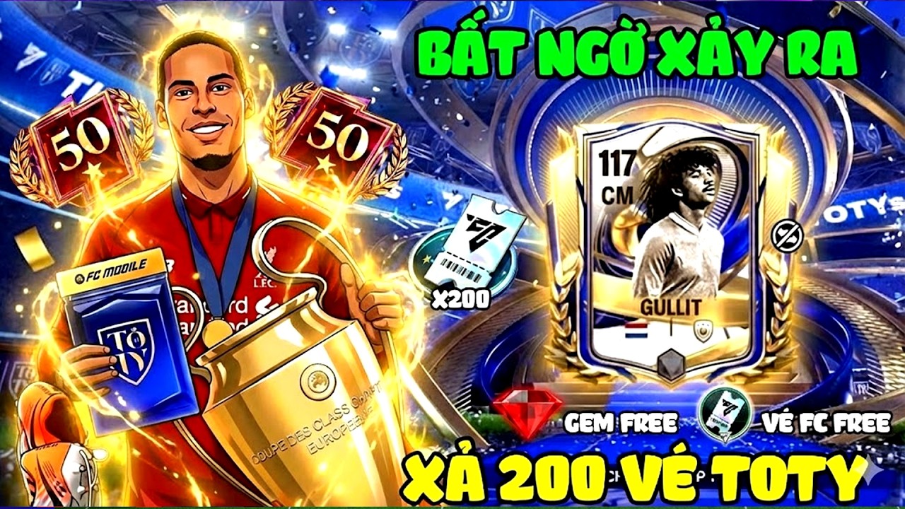Fc Mobile - Xả 200 Vé Toty Tuần 3 Bất Ngờ Nhân Phẩm 117 Liên Tục