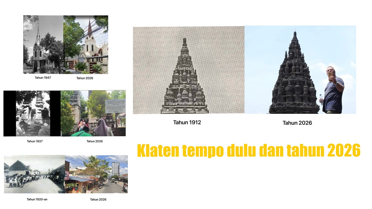 Indonesia zaman Belanda dan sekarang.