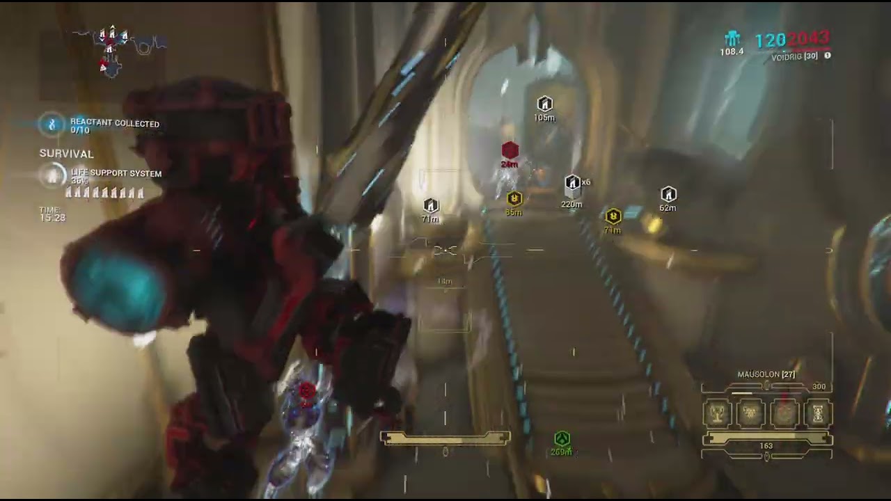 Warframe Sevagoth prime vs 8 Boss conjunction survival