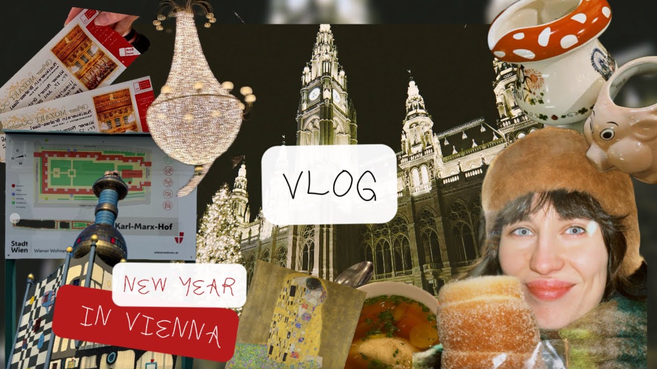 ПЕРВЫЙ ВЛОГ: НОВЫЙ ГОД В ВЕНЕ | MY FIRST VLOG: NEW YEAR 2025 IN VIENNA