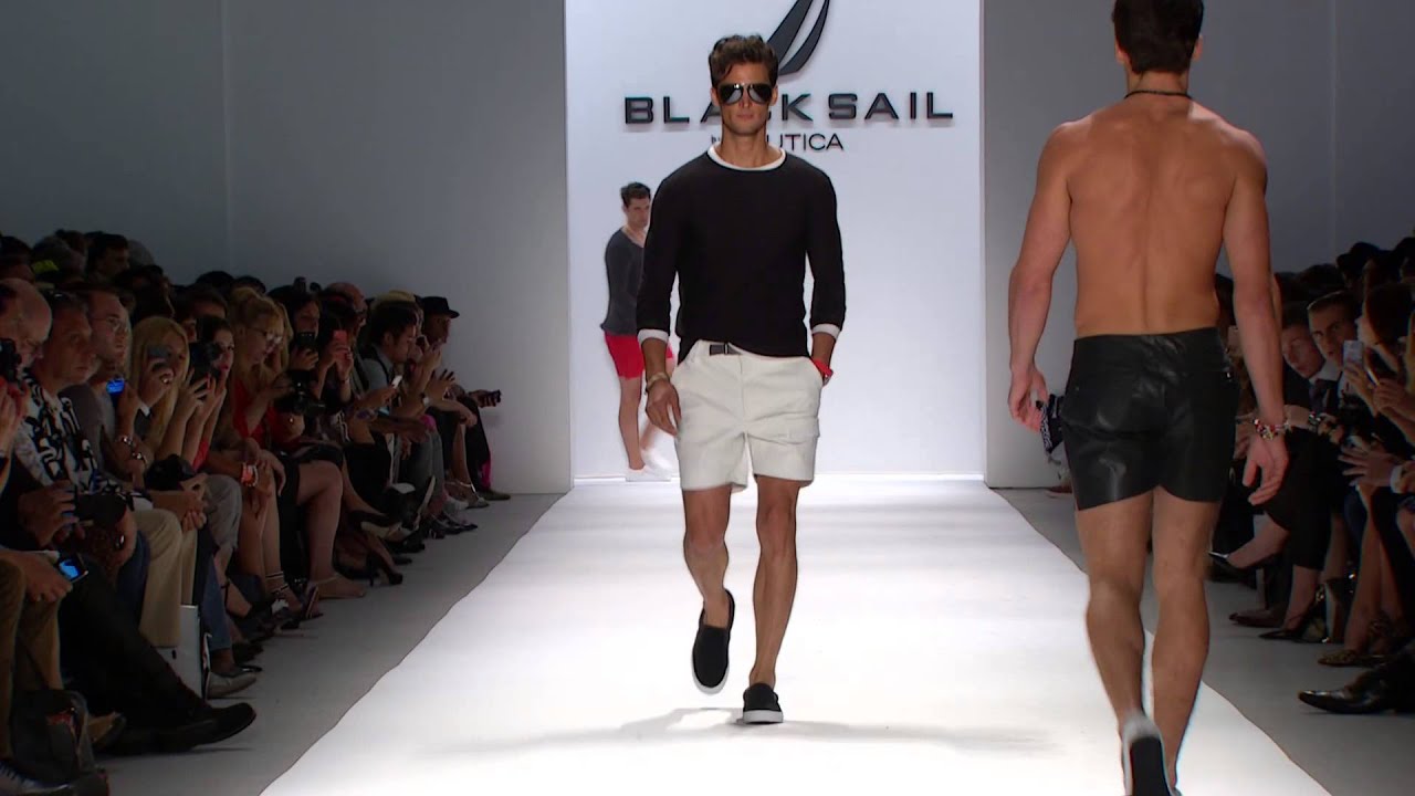 Nautica Men's Spring 2014 Black Sail Fashion Show