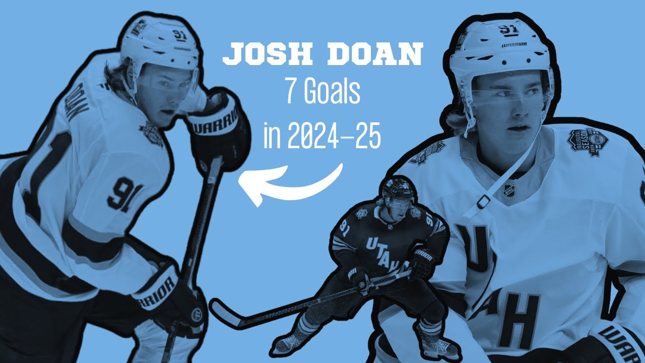 Josh Doan's Goals in 2024-25 | 7 Tallies, Endless Hustle