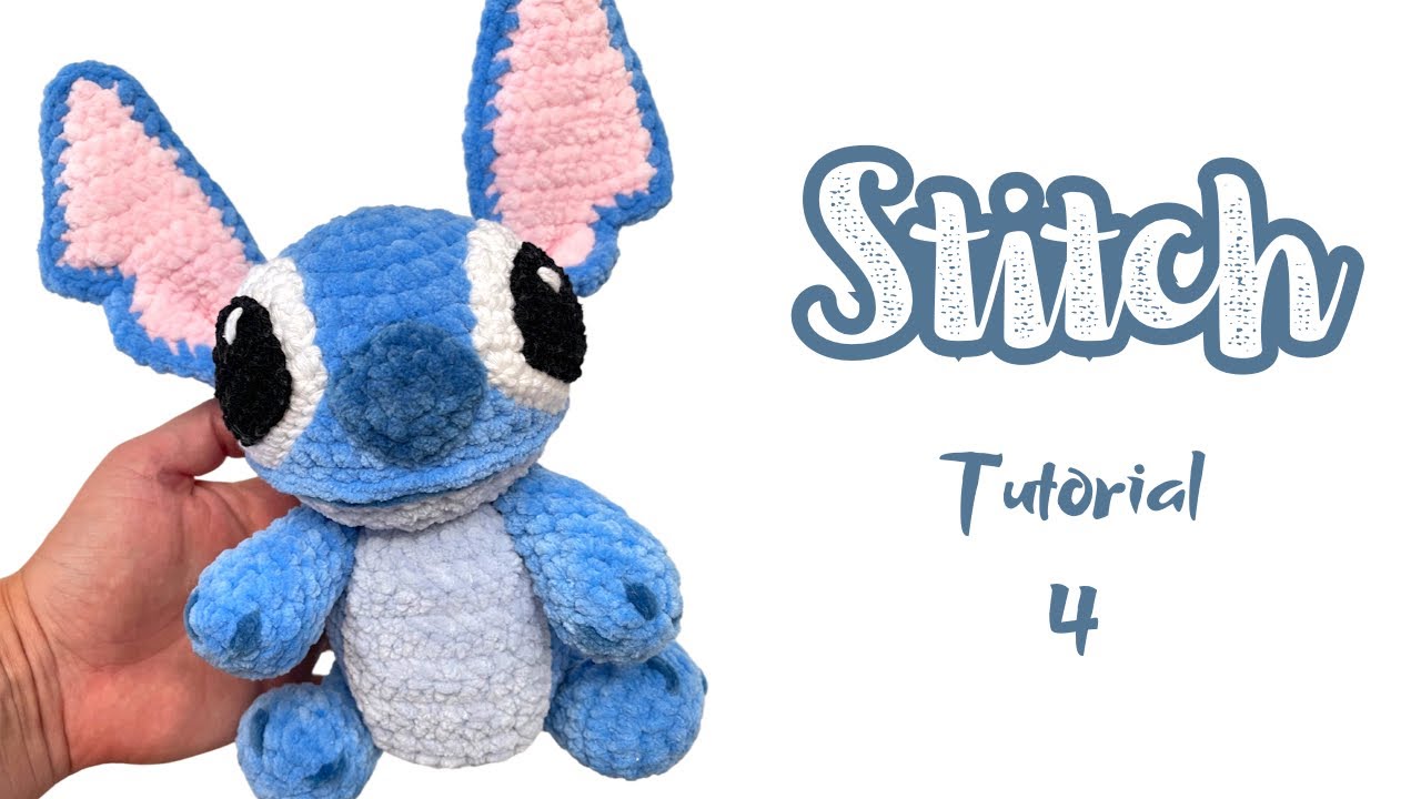 Crochet Stitch toy - amigurumi Stitch pattern part 4 - Lilo a Stitch