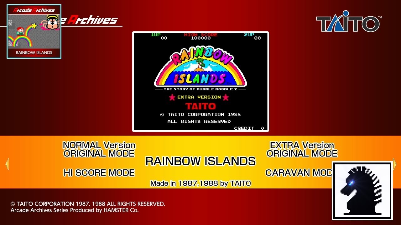 NS Arcade Archives: Rainbow Islands