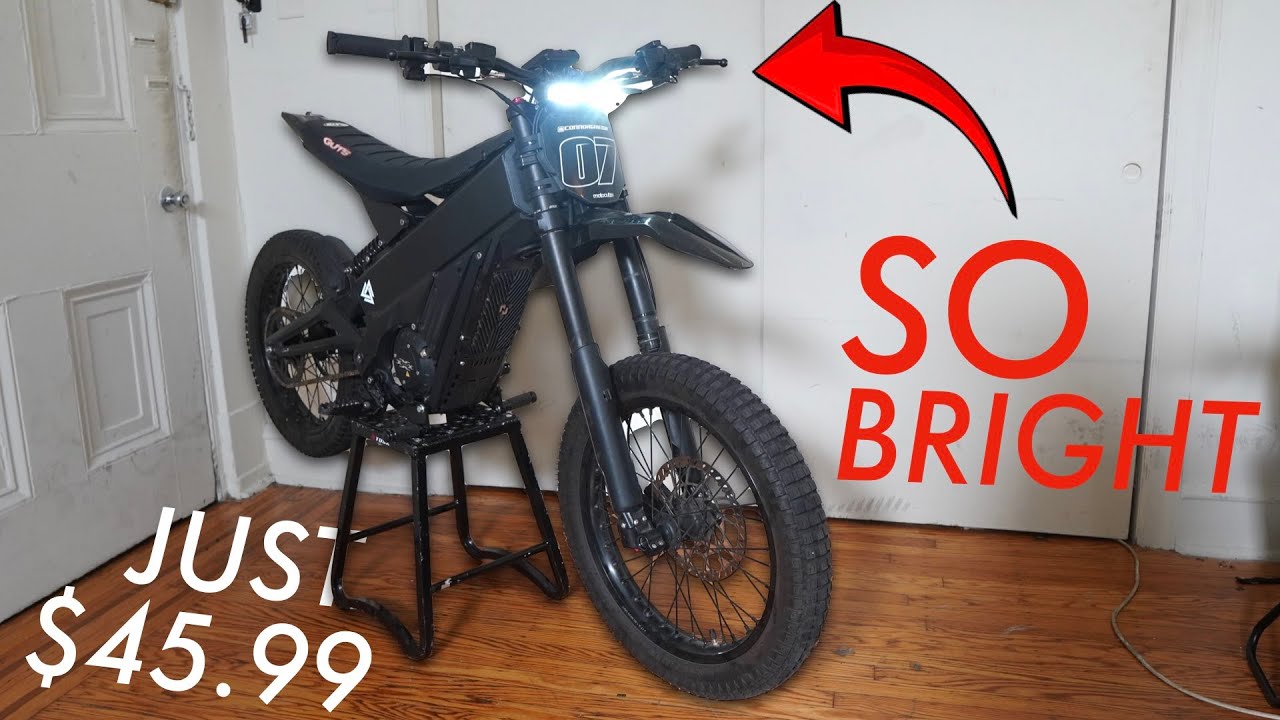 the BEST budget Talaria XXX headlight!!