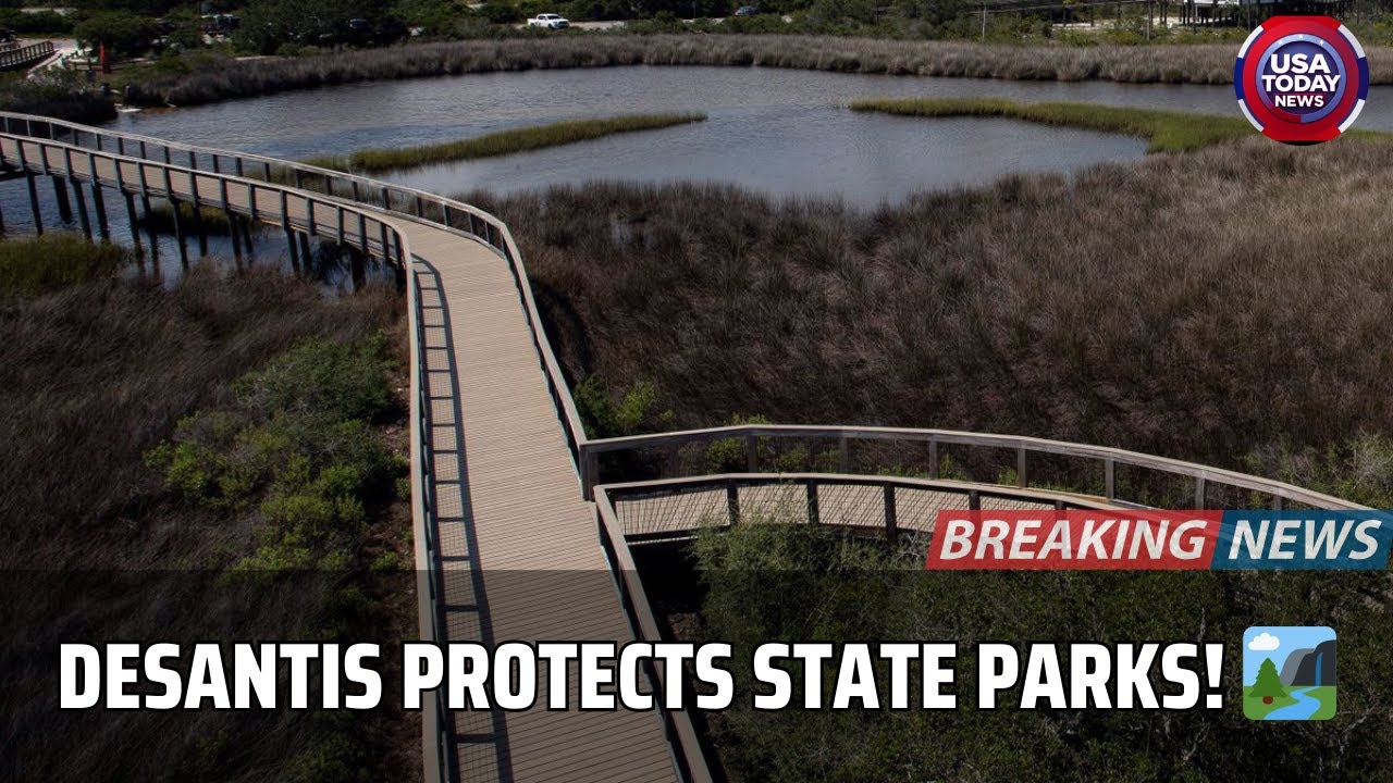 Florida Governor DeSantis Protects State Parks from Development | Bill HB 209 । USA TODAY NEWS