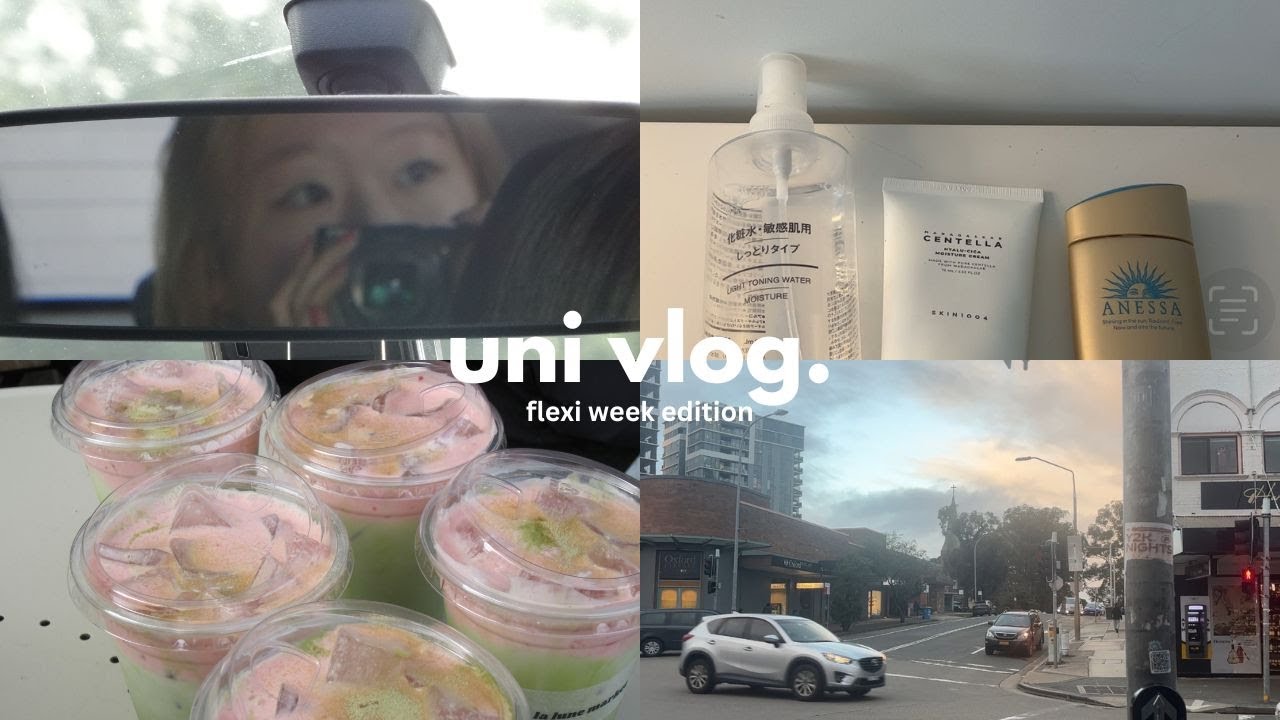 Uni Vlog 🍓 cafe hopping, mini haul, baking, etc.