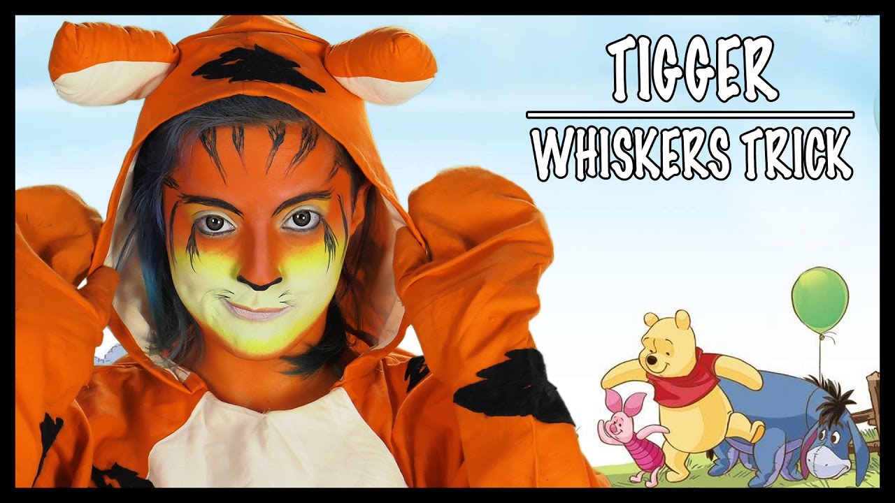 Tigger + whiskers trick! (in 4min) ► Makeup Tutorial
