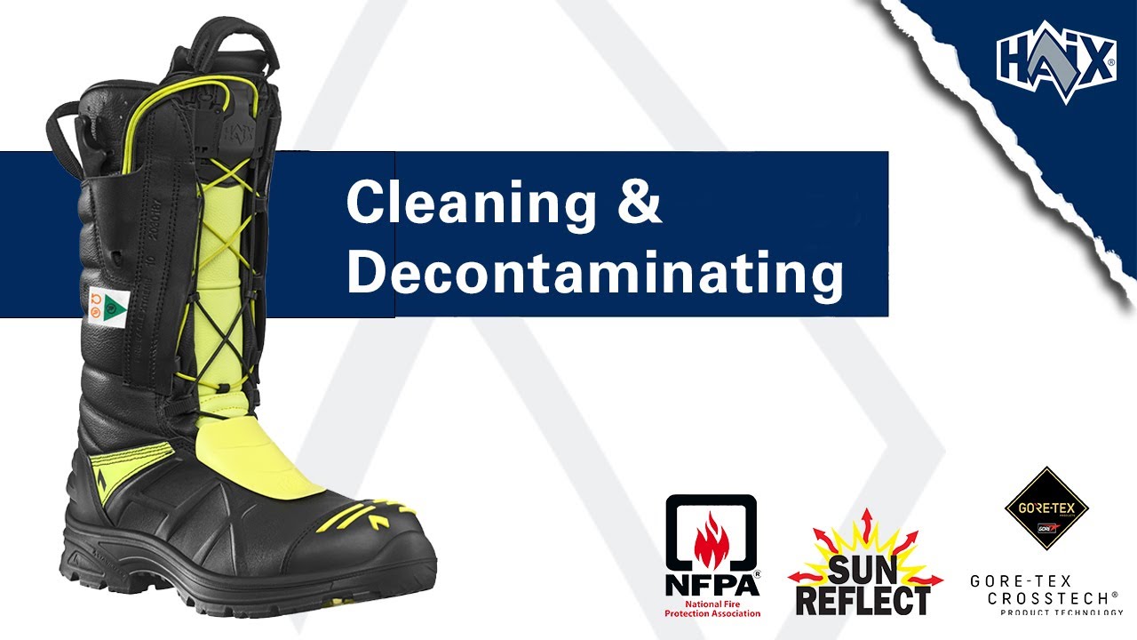 QUICK TIPS on effectively Cleaning & Decontaminating your HAIX® footwear.