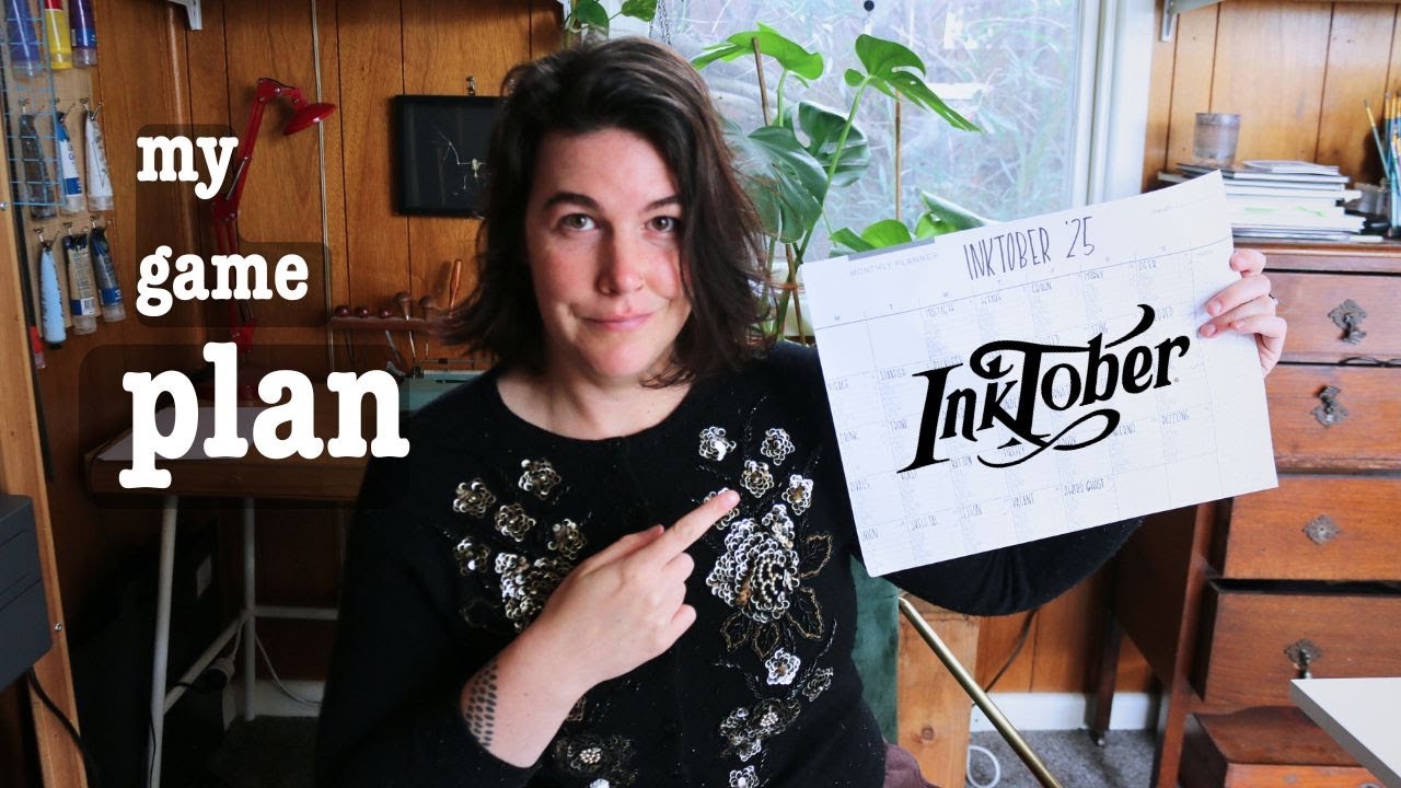 Inktober 2025 prep | how i plan to survive 31 drawings in 31 days