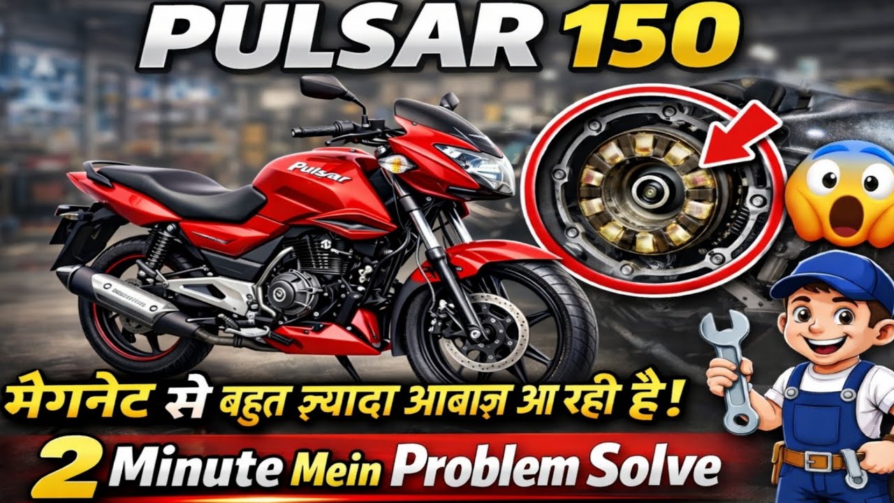 Pulsar 150इंजन से बहुत बेकार आवाज आ रही थी 😱