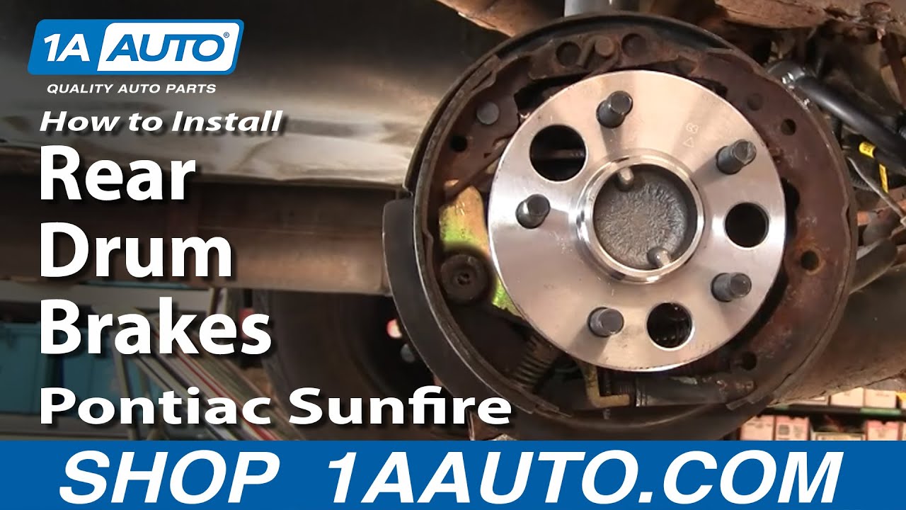 How to Replace Brake Drum 95-02 Pontiac Sunfire