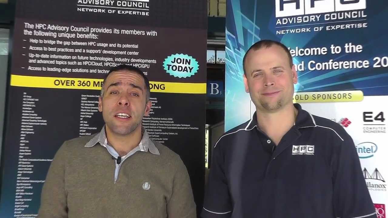 Hussein and Brian reporting from HPC Advisory Council Switzerland 2013