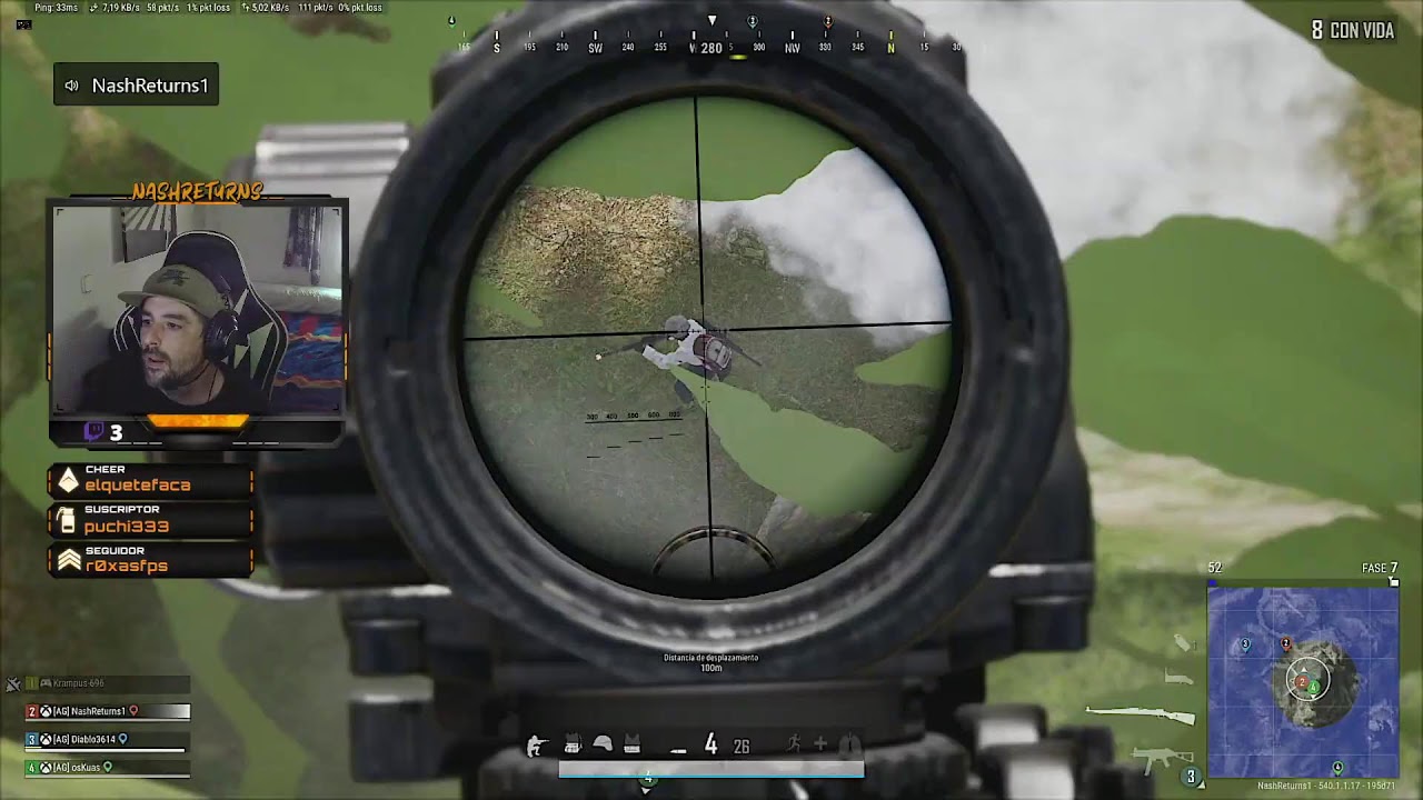 Pubg de consola! Pasa y suscríbete para apoyar el stream y el canal! Aqui Nash de la casa Returns!