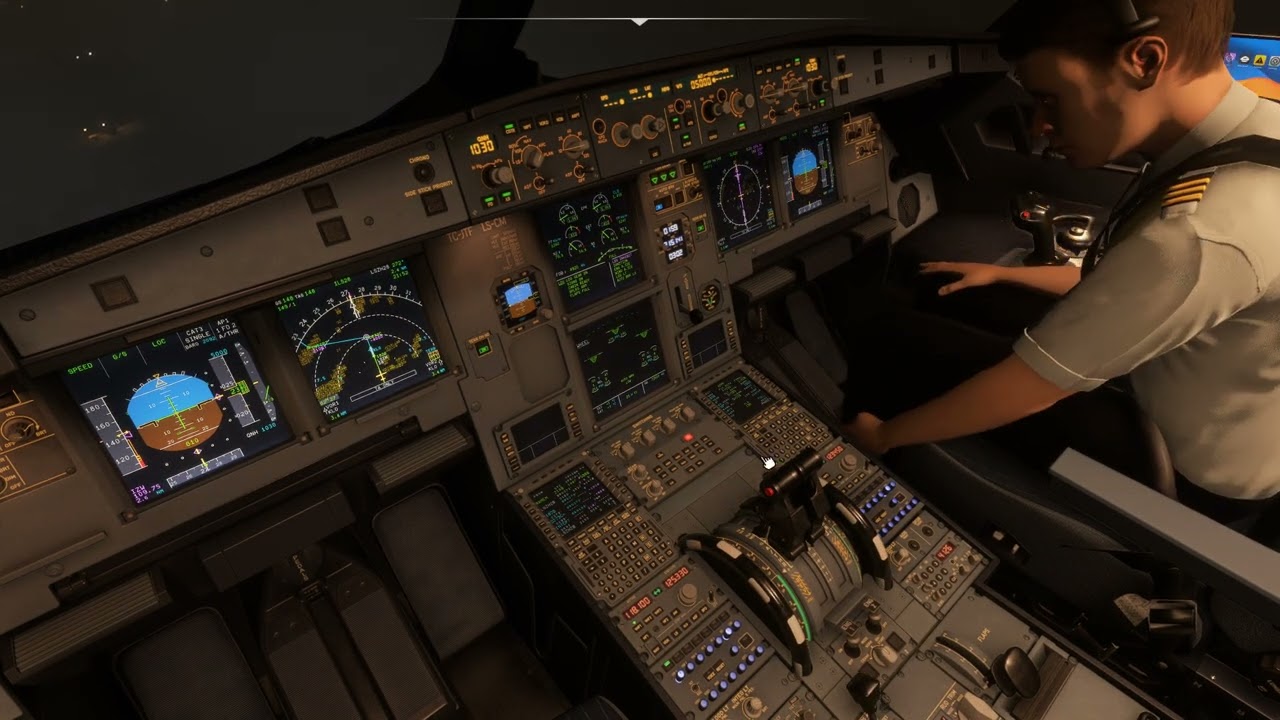THY2WN Arrival into LSZH ILS 28 SayIntentions + FS2Crew