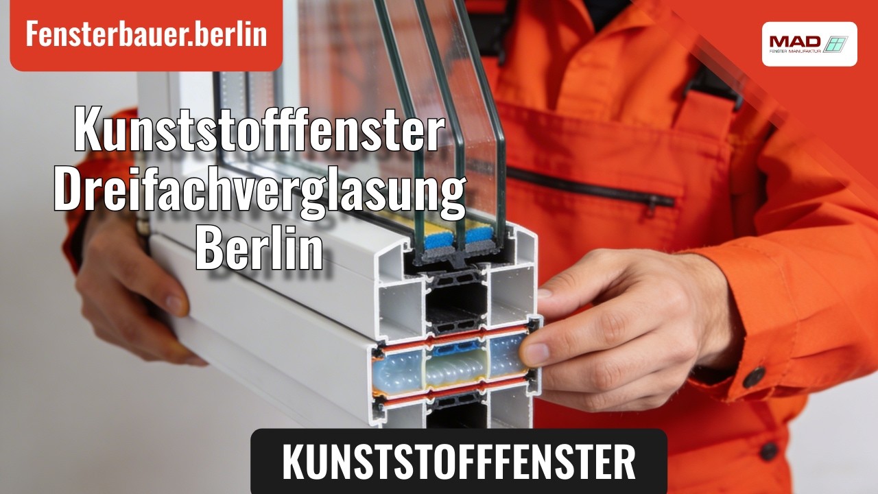 Kunststofffenster Dreifachverglasung Berlin ➜ https://mad-fenster.de/fensterbauer-berlin/ ✅ 2026