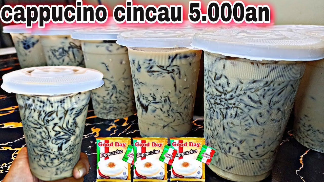 MINUMAN INI YANG PALING DI CARI ORANG SAAT MENGUNJUNGI PASAR MALAM ‼️ CAPPUCINO CINCAU