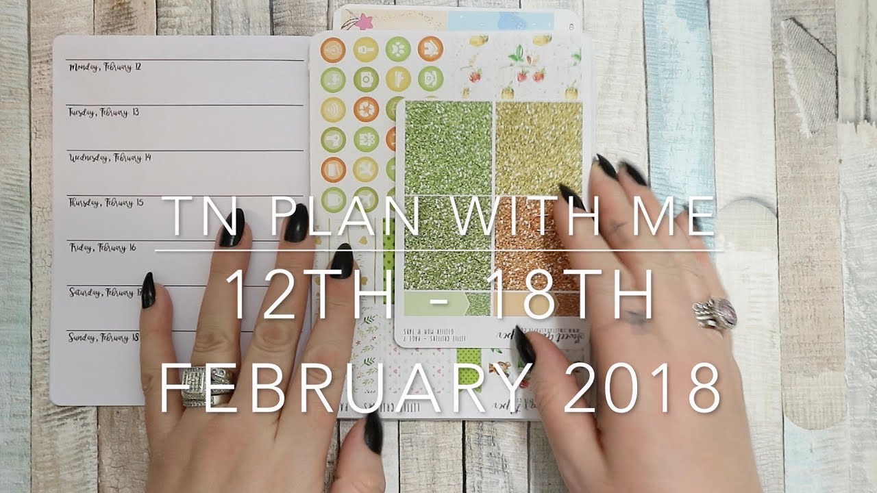 PLAN WITH ME | B6 ANNIEPLANSPRINTABLES | FEBRUARY 12TH - 18TH 2018