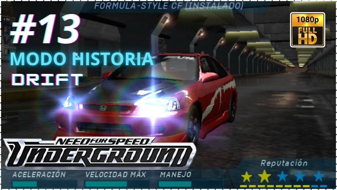 ¿Pasar en MÁXIMA DIFICULTAD NEED FOR SPEED UNDERGROUND? || Un respiro del CIVIC  [PARTE 13]