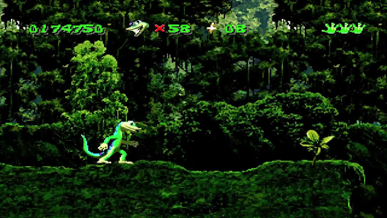 Gex Trilogy gameplay.