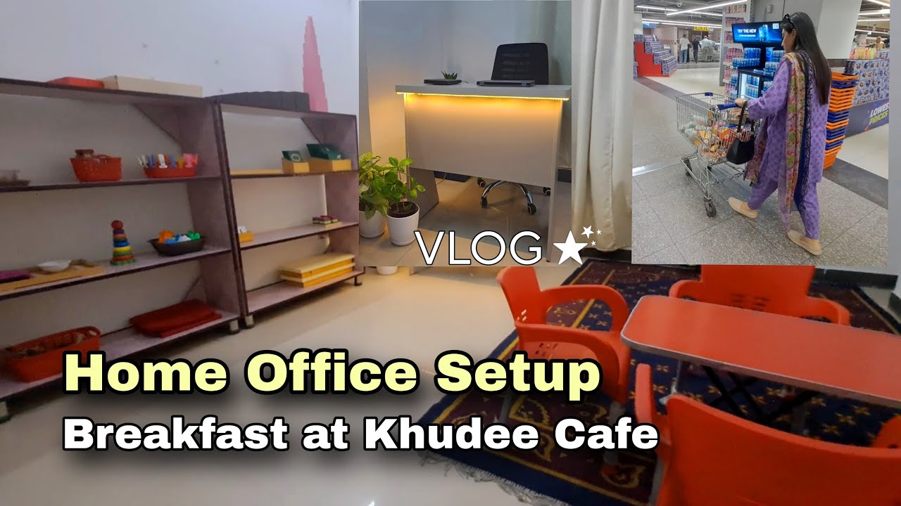 Khudee Cafe Karachi | Creating Cozy Home Office | Room Make Over Vlog |Ann's Amazing Life