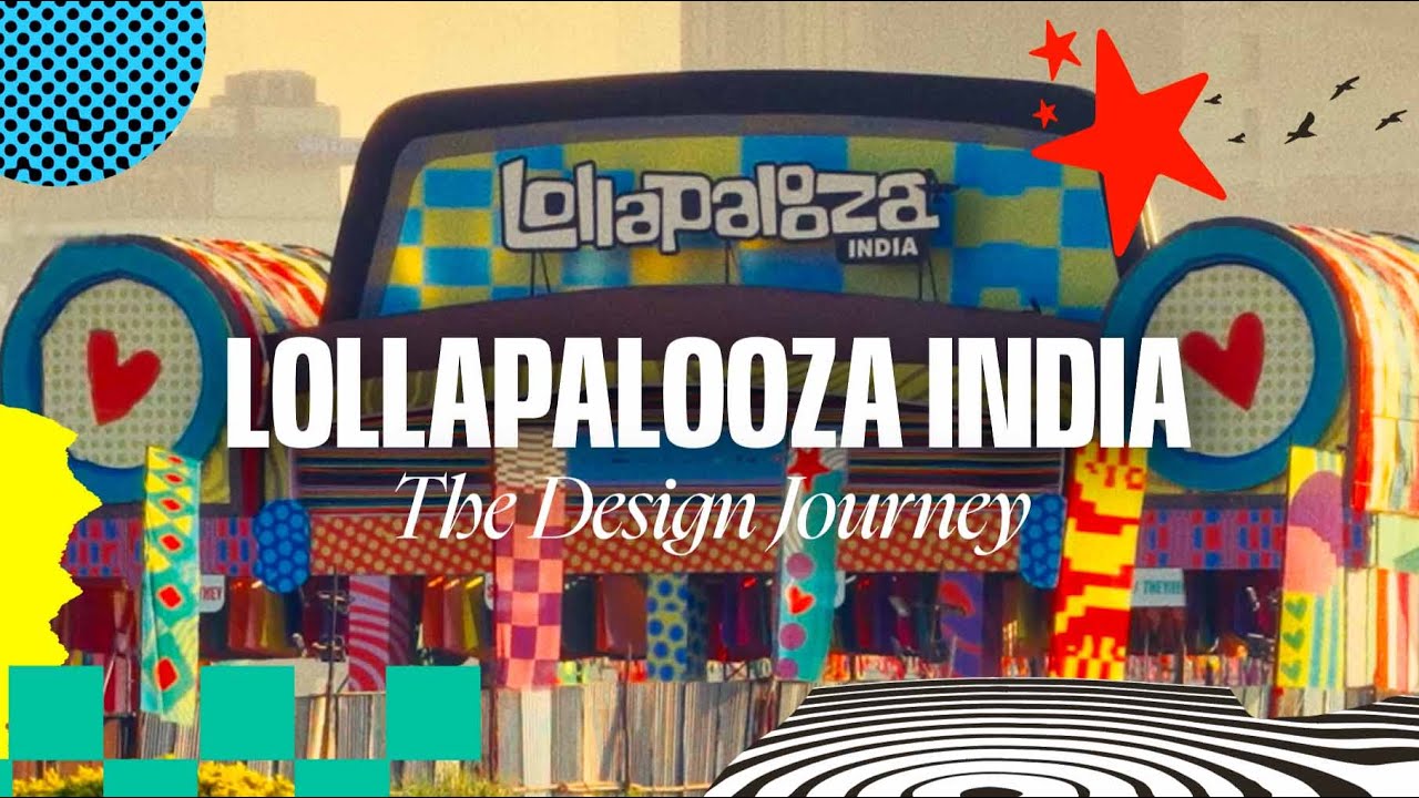 Lollapalooza India 2025 - The Design Journey | Aaquib Wani Design