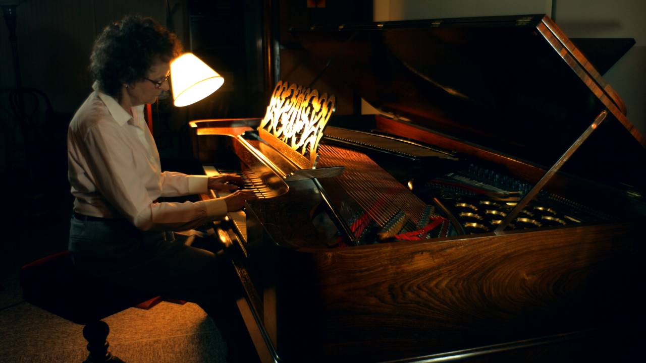 Confederate Waltz on Steinway square piano