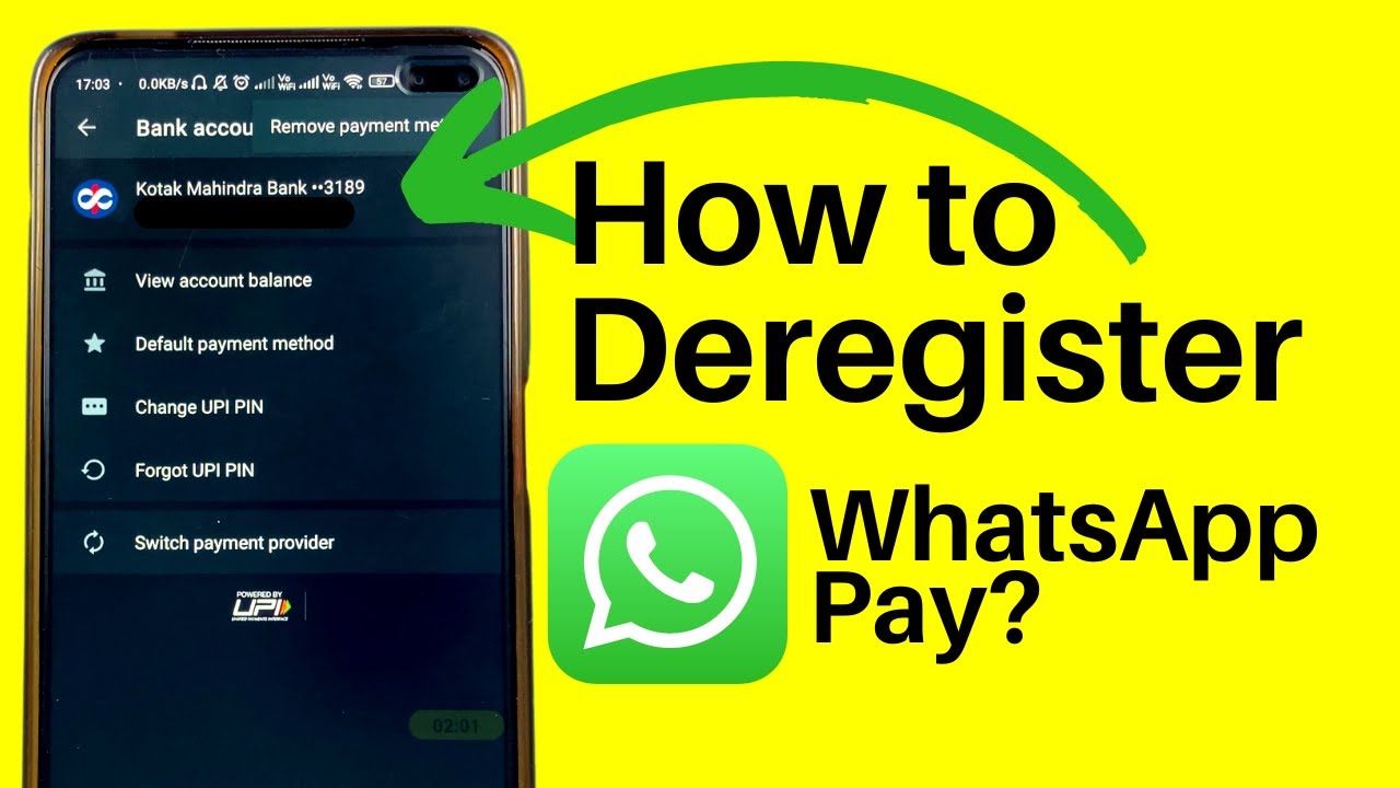 How to Remove WhatsApp Payments? | How to Delete WhatsApp Pay Account?