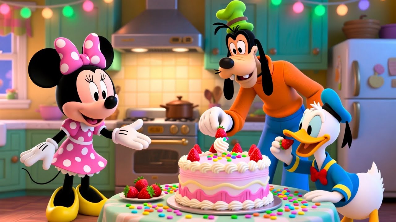 😆🍰 Mickey Mouse y la Misi&oacute;n Divertida del Pastel 🍰😆 | Historia Divertida para Ni&ntilde;os | Poema Animado