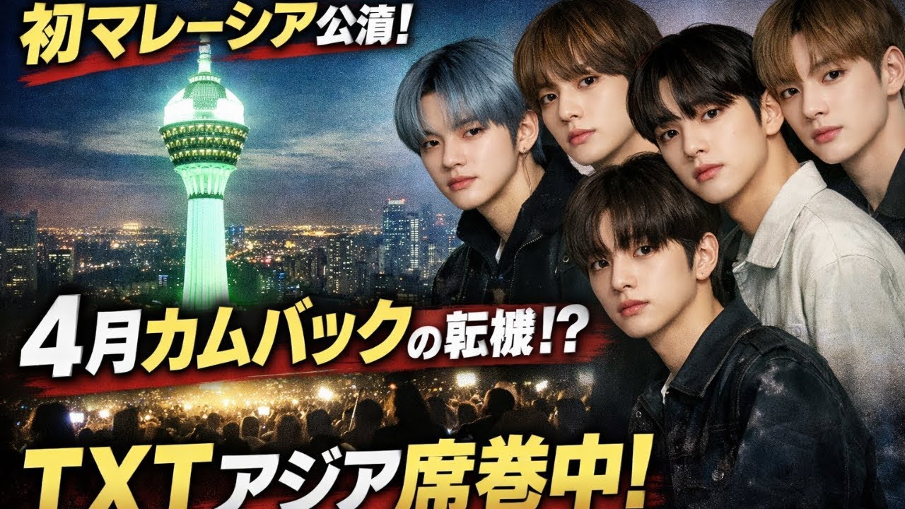TXTアジア席巻中、初マレーシア公演と4月カムバックの転機    |    #TXT  #KPOPニュース  #ACT_TOMORROWツアー
