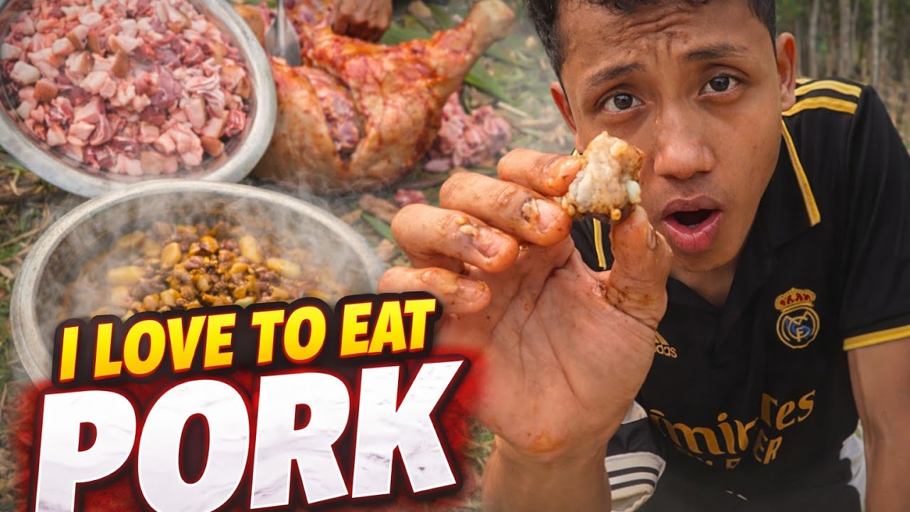 Pork cooking natural style 🤤