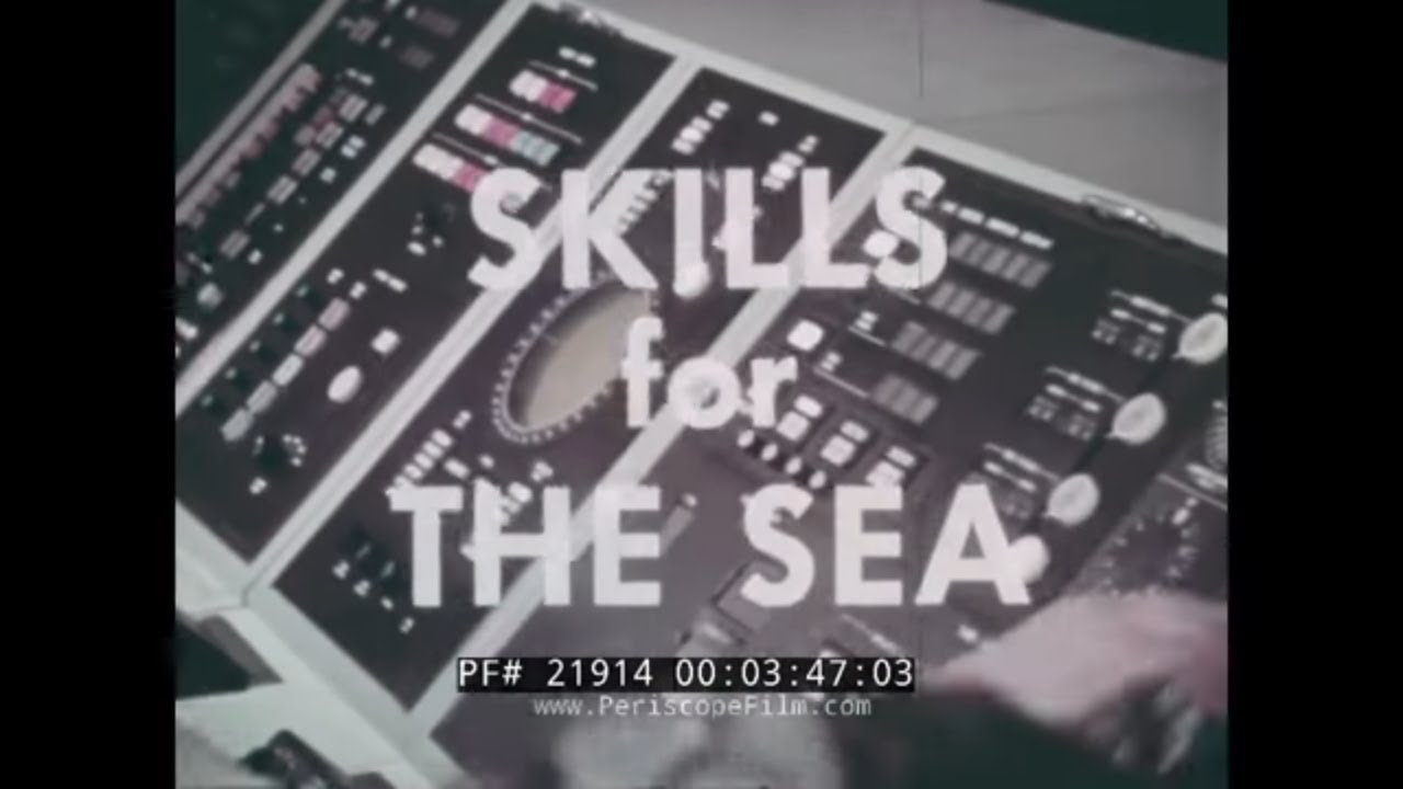 1970 U.S. NAVY FILM “SKILLS FOR THE SEA”  USE OF SIMULATION FOR TRAINING SAILORS  21914a