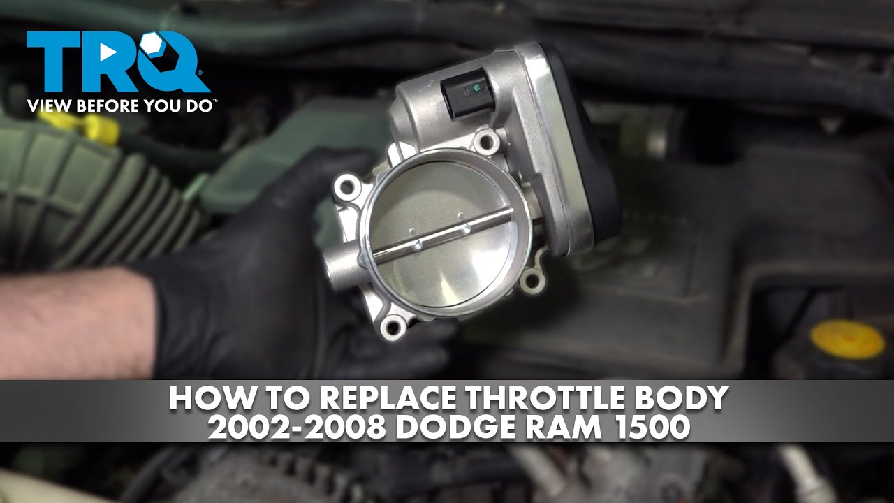 Как заменить дроссельную заслонку на Dodge RAM 2002-2008
